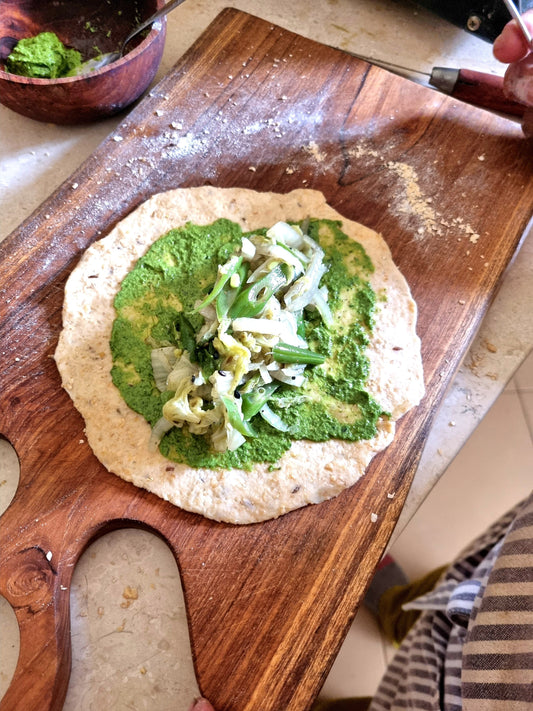 Vegetarian Empanadas with Creamed Corn and Cashew Pesto Recipe