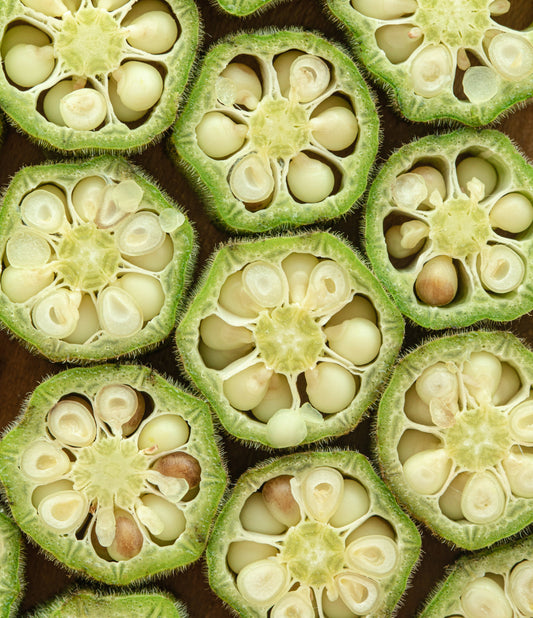 Baked Okra with Turmeric